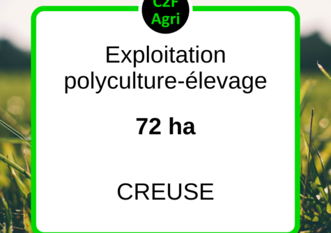 Exploitation polyculture élevage 72 ha – Réf. : 2168CJC